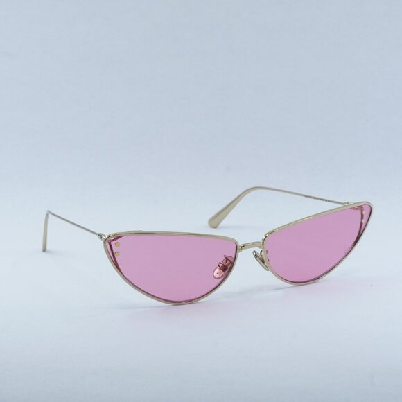 Dior MISSDIOR B1U B0N0 Sunglasses Gold Cat Eye Frame, Pink Lenses - Picture 11 of 13